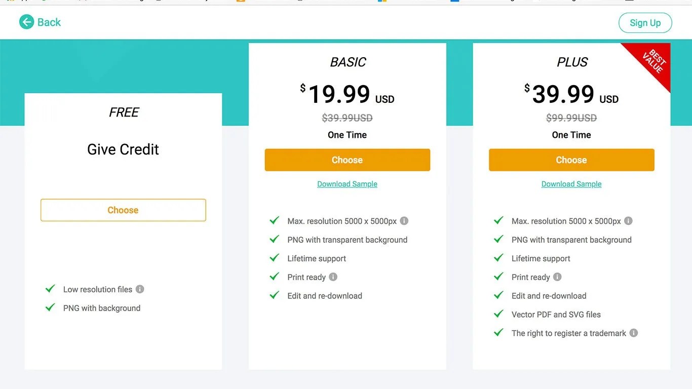 Three options, one free, two paid