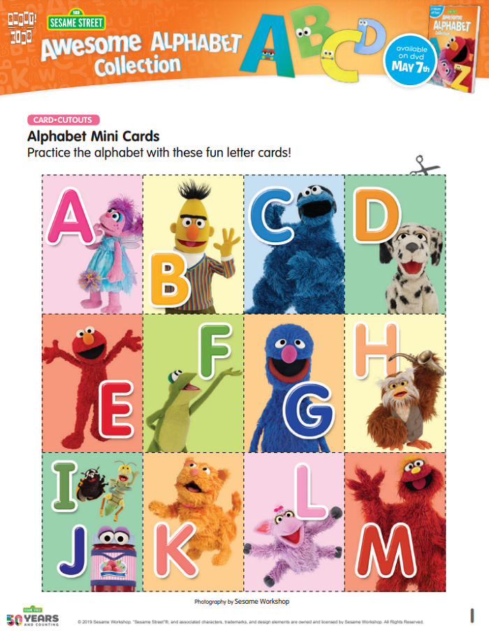 sesame street awesome alphabet collection dvd printable activity pages cleverly me south florida lifestyle blog miami mom blogger