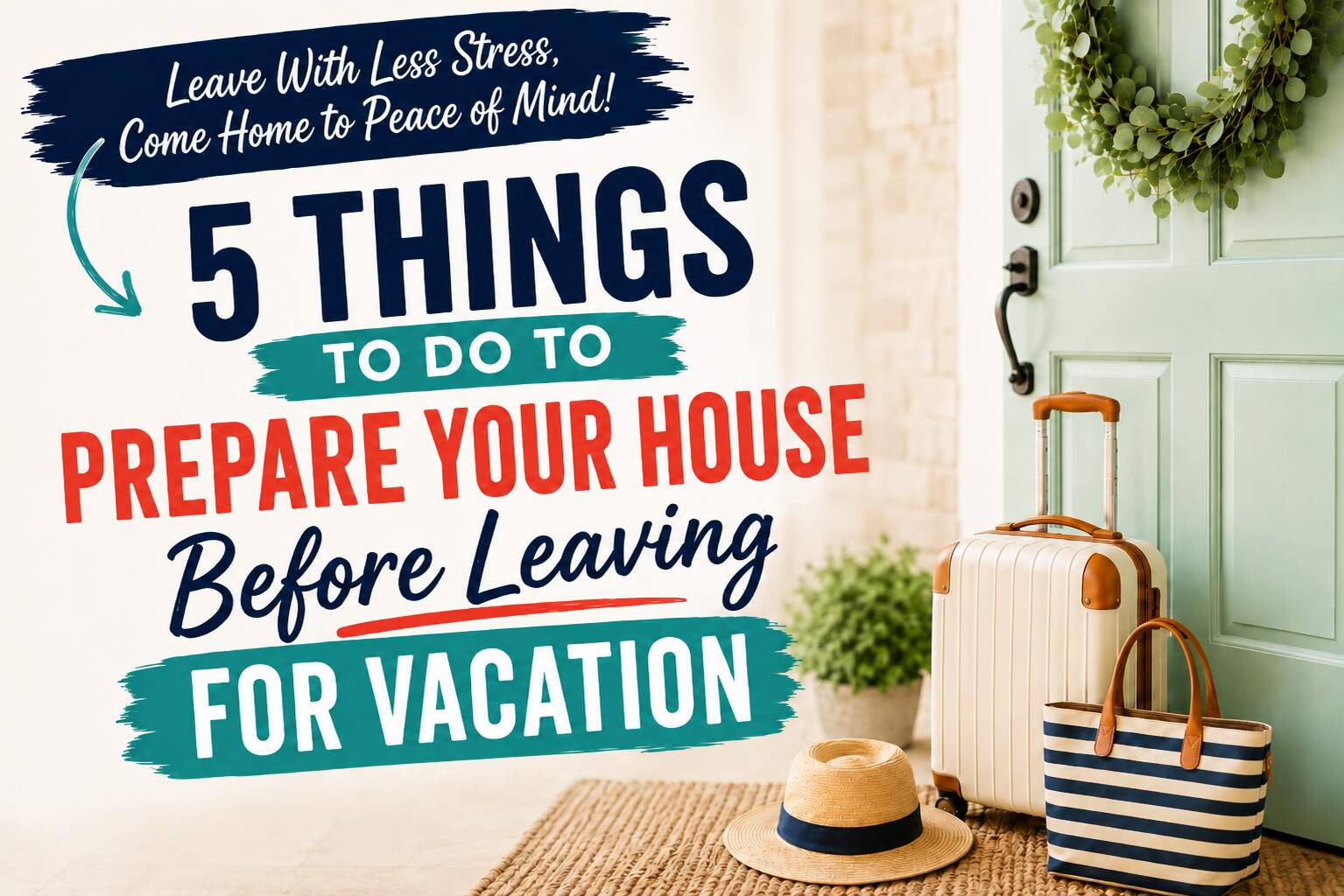 House Checklist Before Vacation: The Ultimate Guide