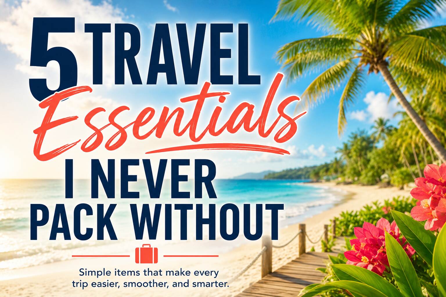 5 travel essentials I never pack without
