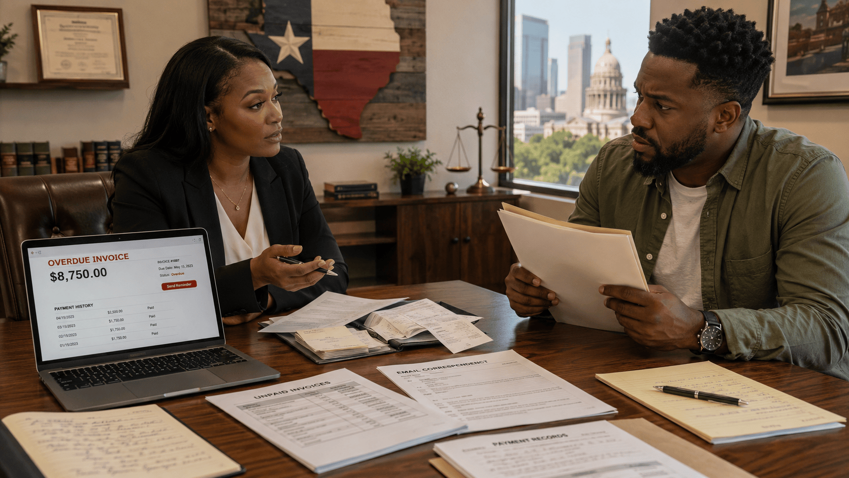 Attorney explaining unpaid work litigation