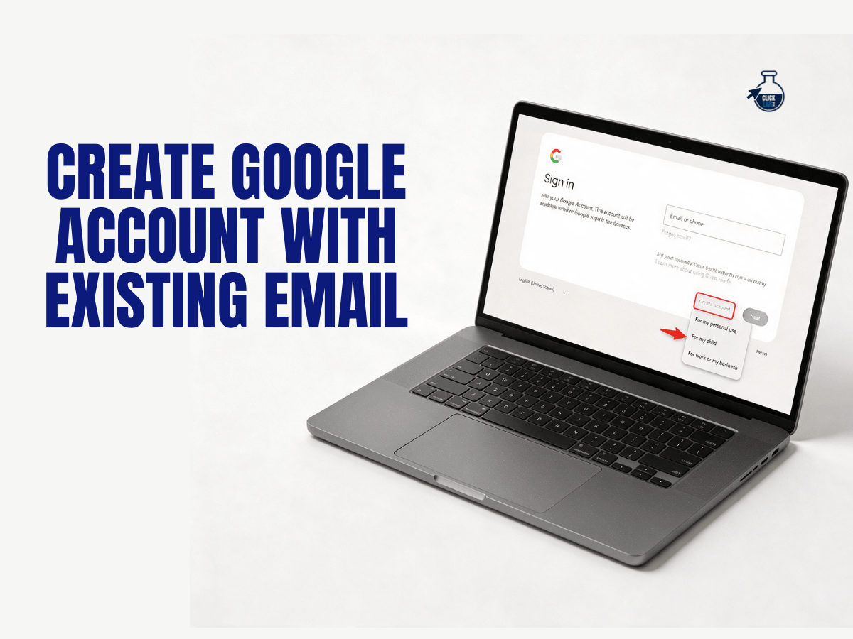 Create Google Account with Existing Email Address