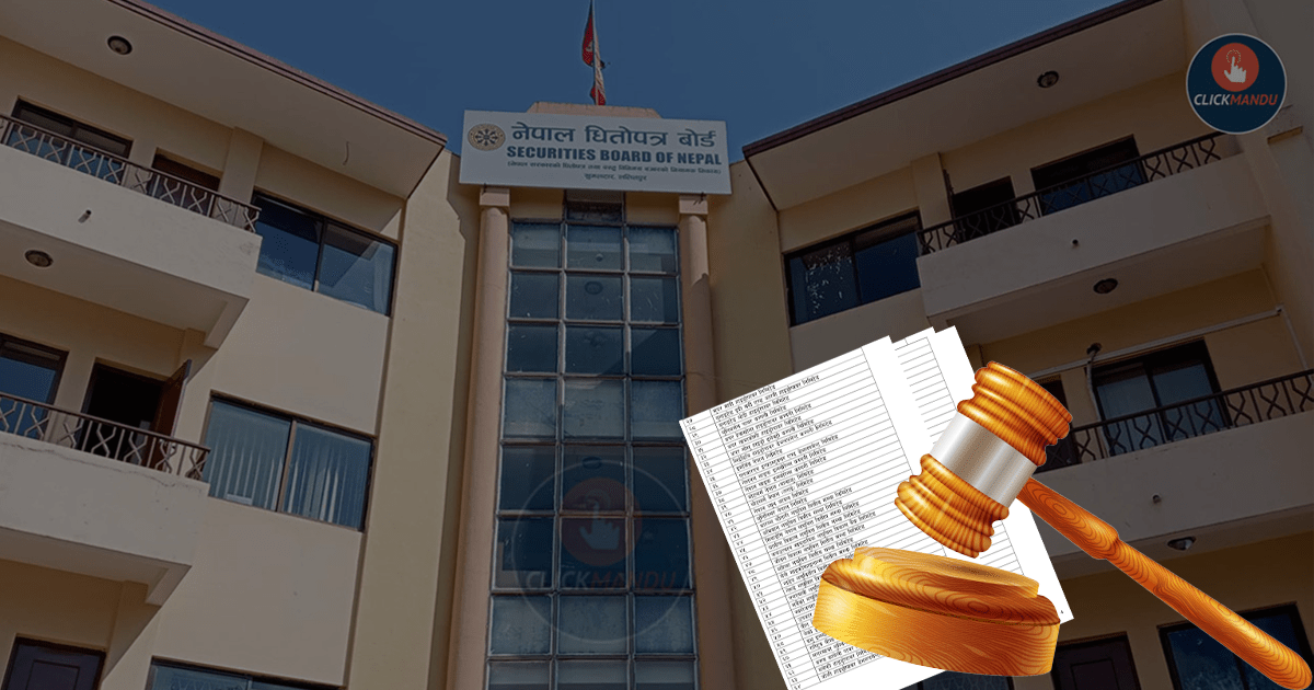 एक वर्षमा १०१ कम्पनी धितोपत्र बोर्डको कारबाहीमा, कुन कुन परे ? (सूचिसहित)