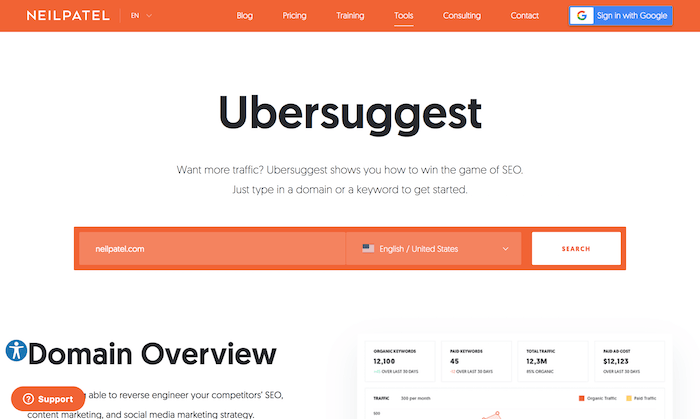 ubersuggest