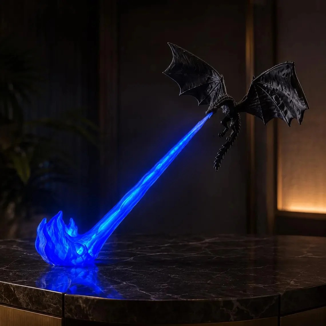 ClickWix Custom Dragon LED Night Light, 3D Fire Breathing Dragon Lamp, Battery Powered Fantasy Figurine, Personalized Gamer Room Decor Gift - Image 19