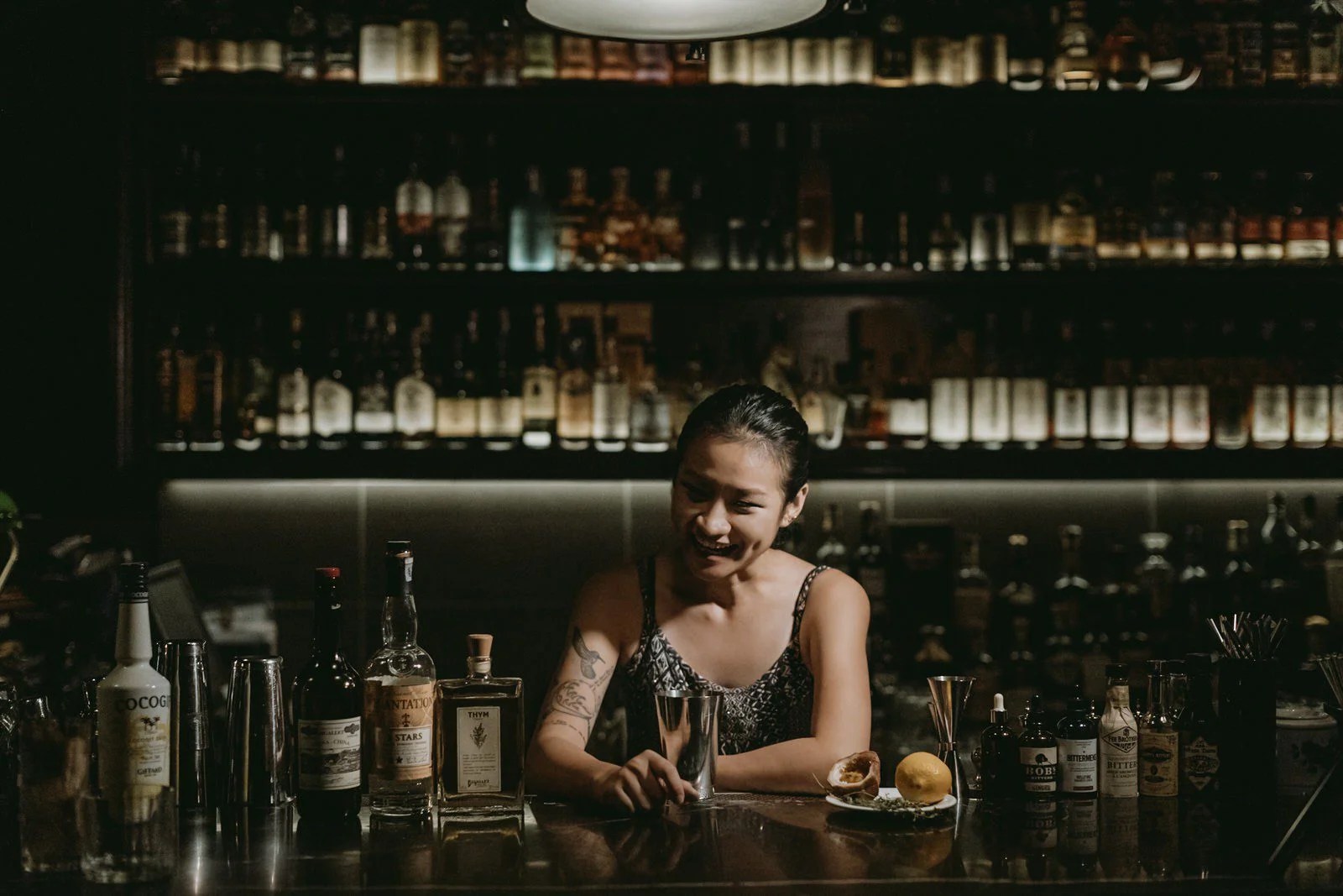 Personal Branding photo Photographer Cliff Choong Bartender Giffard International Tattoo Art