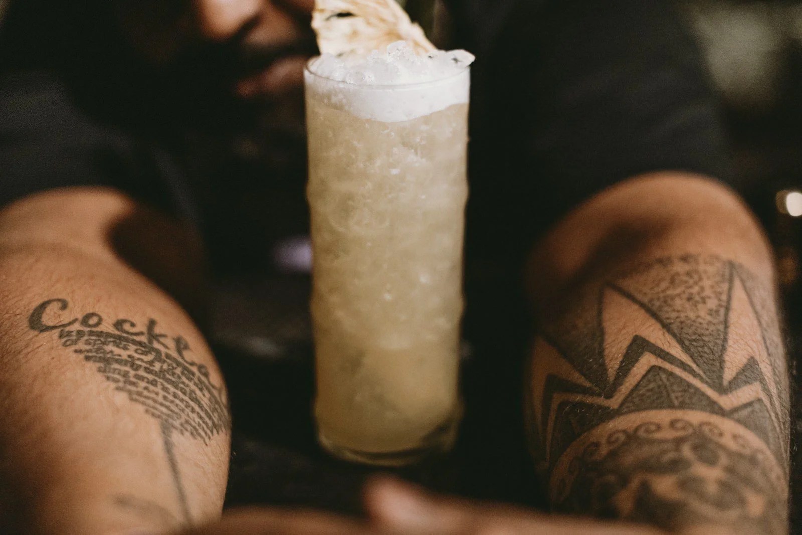 Personal Branding photo Photographer Cliff Choong Bartender Giffard International Tattoo Art