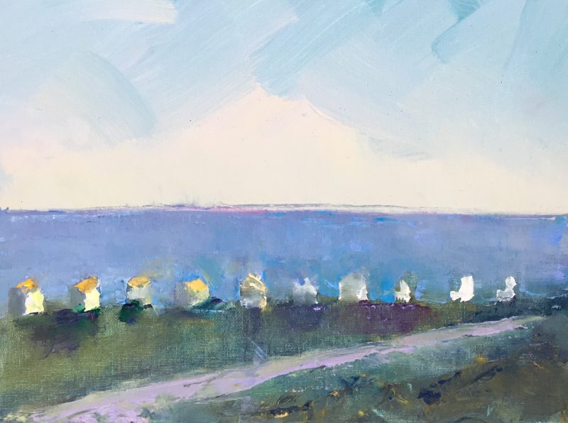 An impression of the flower cottages of North Truro