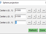 Sphere Projection Assistant