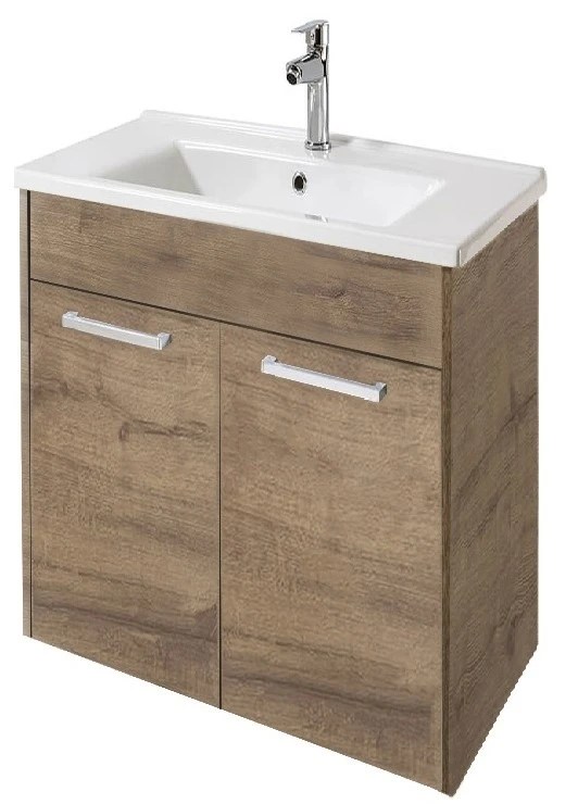 Lavoar cu dulap Sofia 55cm (brown)