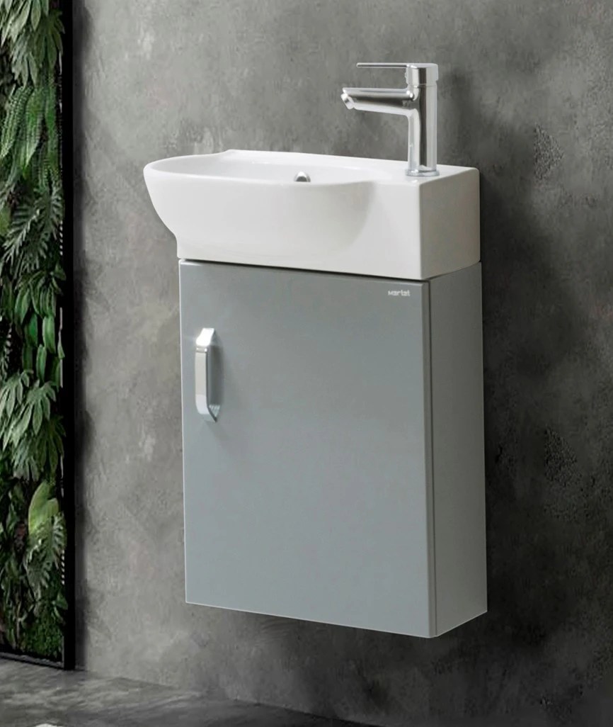 Lavoar cu dulap Pera 45cm (grey)