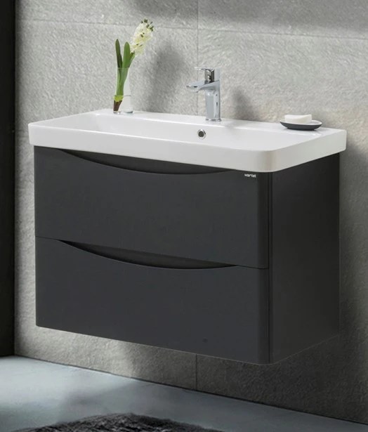 Lavoar cu dulap Zen 80cm (anthracite)