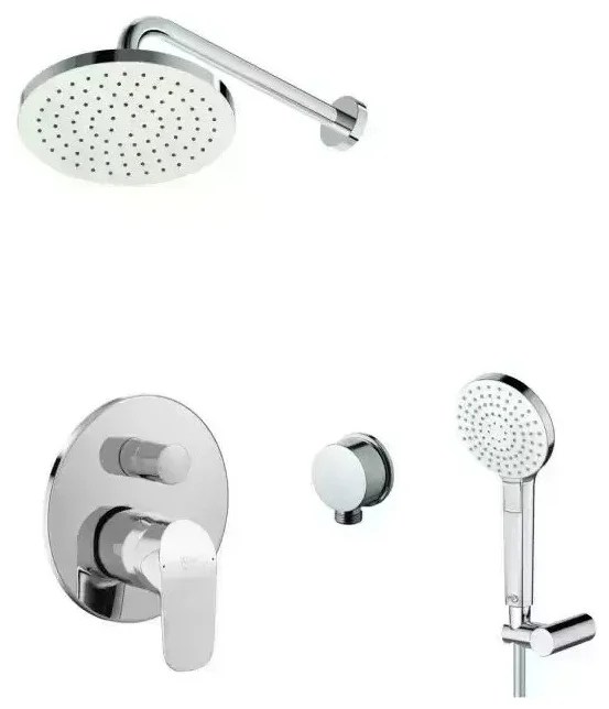 Set baterii Ideal Standard CERAFLEX (ingropata 2 cai+palarie+dus lateral) BC447AA