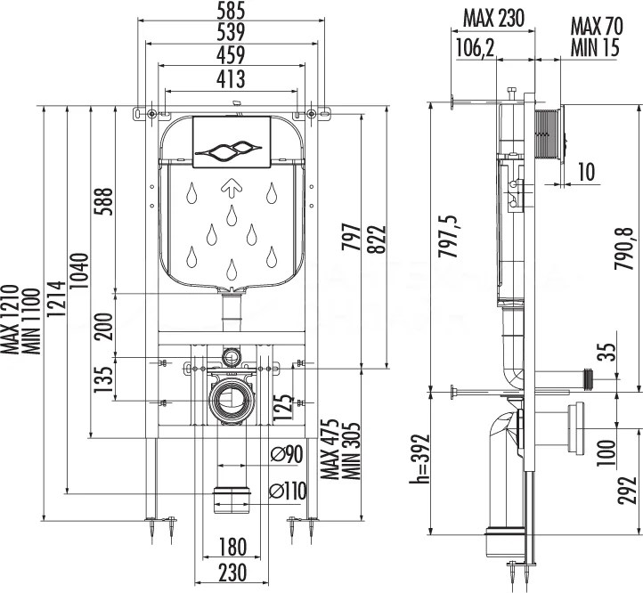 Rama WC Creavit GR5003.01