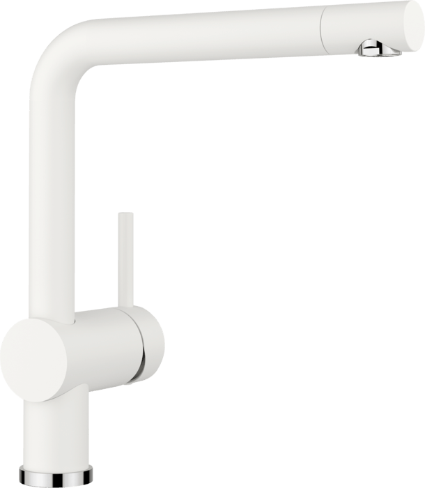 Baterie chiuveta Blanco LINUS RH HP SG WHITE MIXER TAP (516702)
