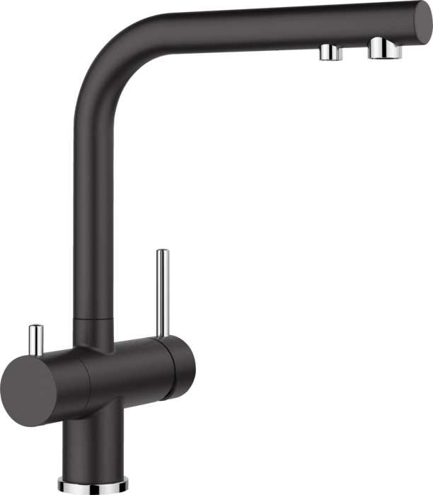 Baterie chiuvetă cu conectare la filtru Blanco FONTAS II (Black) 526157