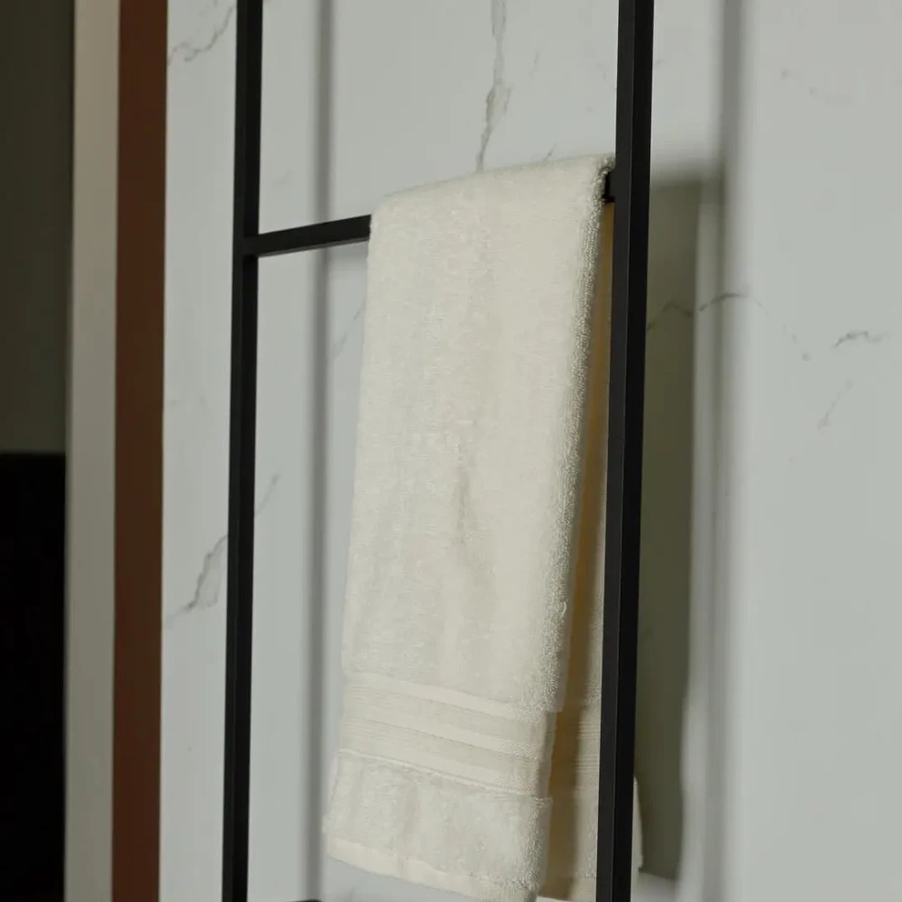 LUSS Suport vertical pentru prosoape 2050 mm, negru