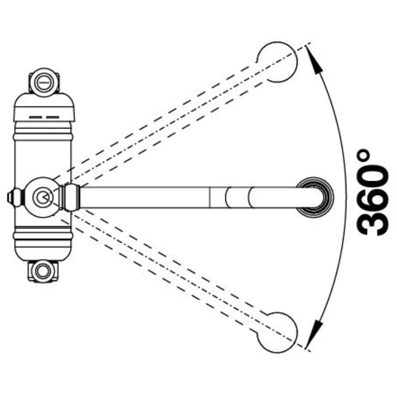Baterie chiuvetă cu conectare la filtru Blanco SORA RH HP (Bronze) 520835
