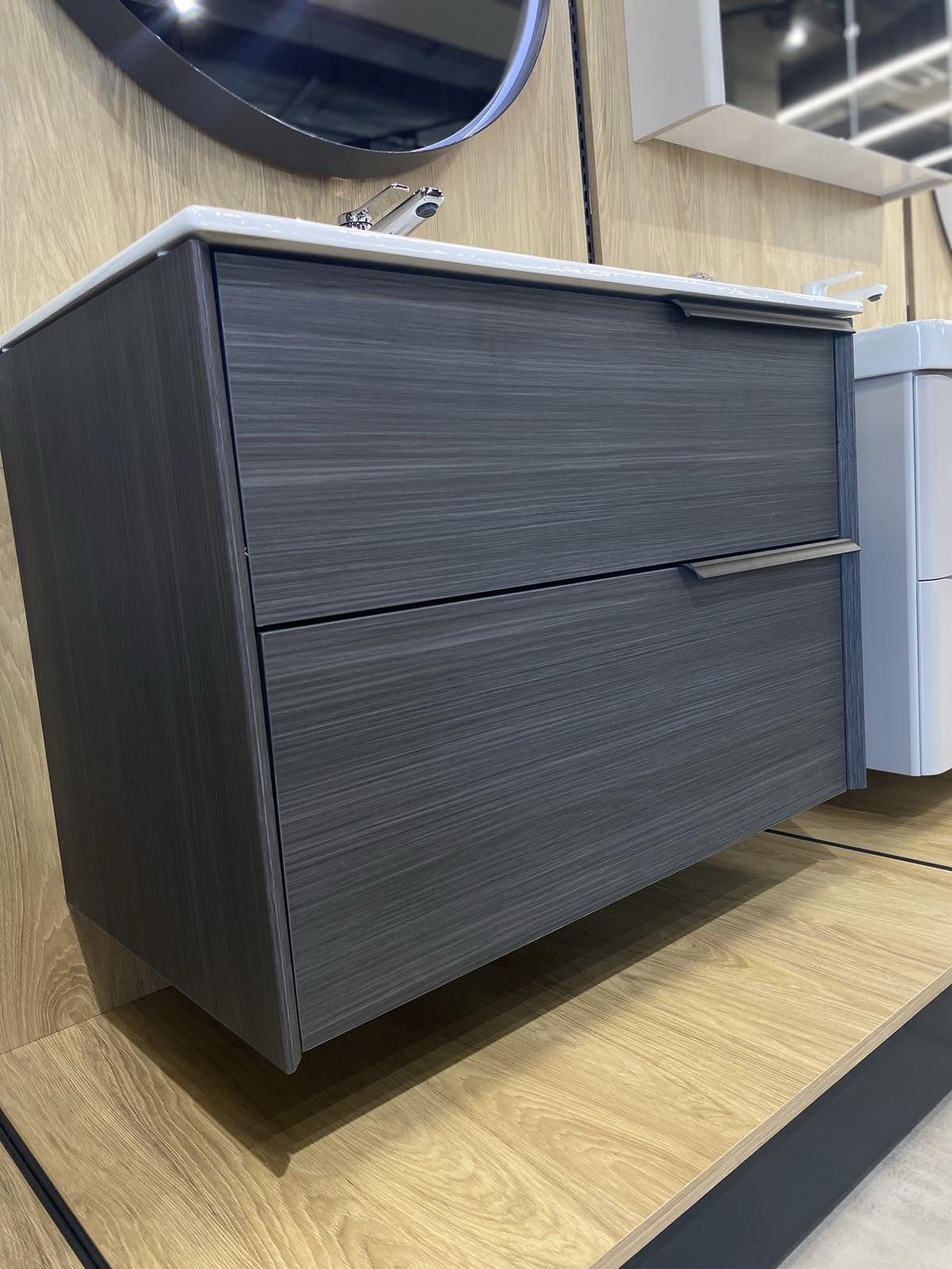 Умывальник с тумбой ORKA NOVENTA 80 Metalic Anthracite