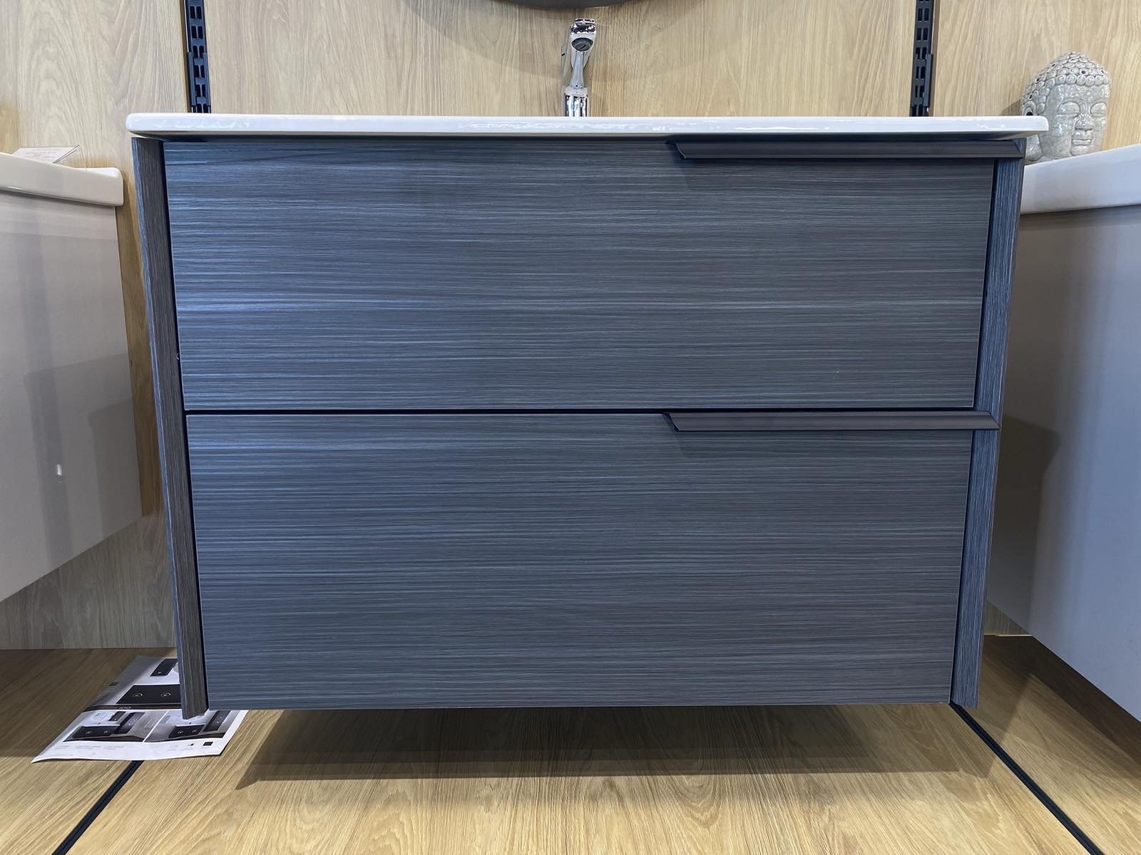 Умывальник с тумбой ORKA NOVENTA 80 Metalic Anthracite