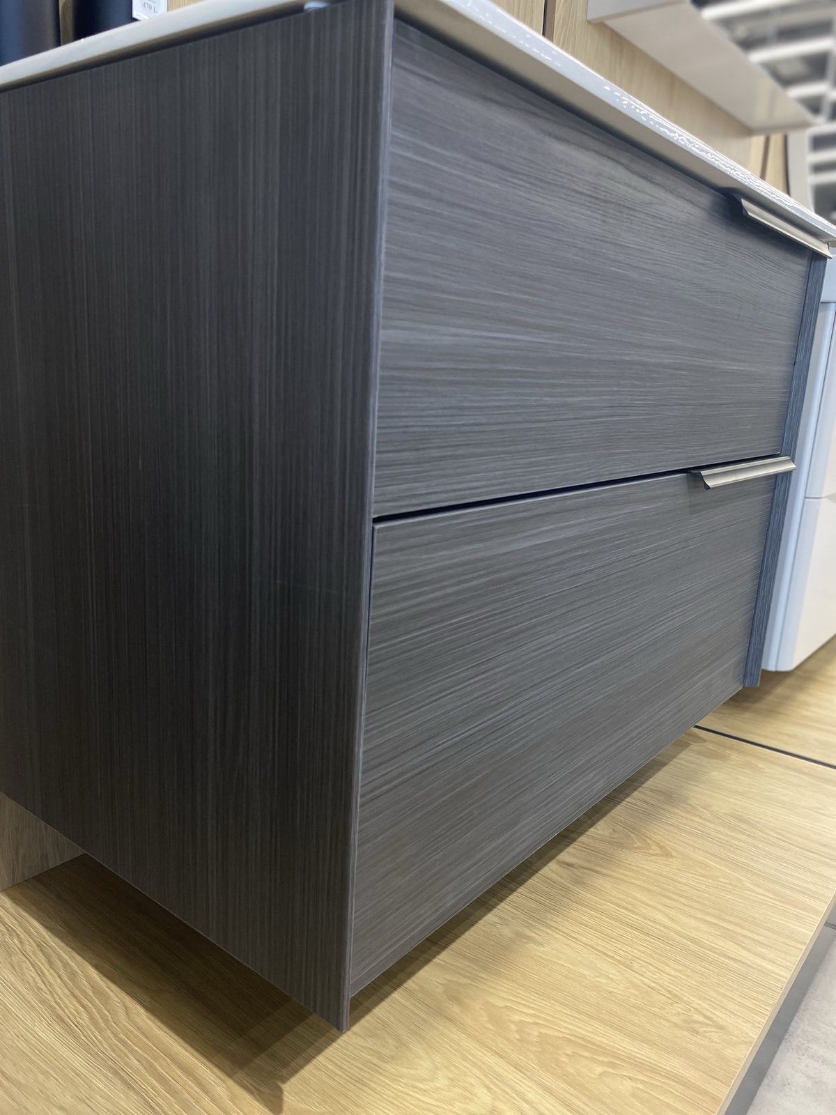 Умывальник с тумбой ORKA NOVENTA 80 Metalic Anthracite