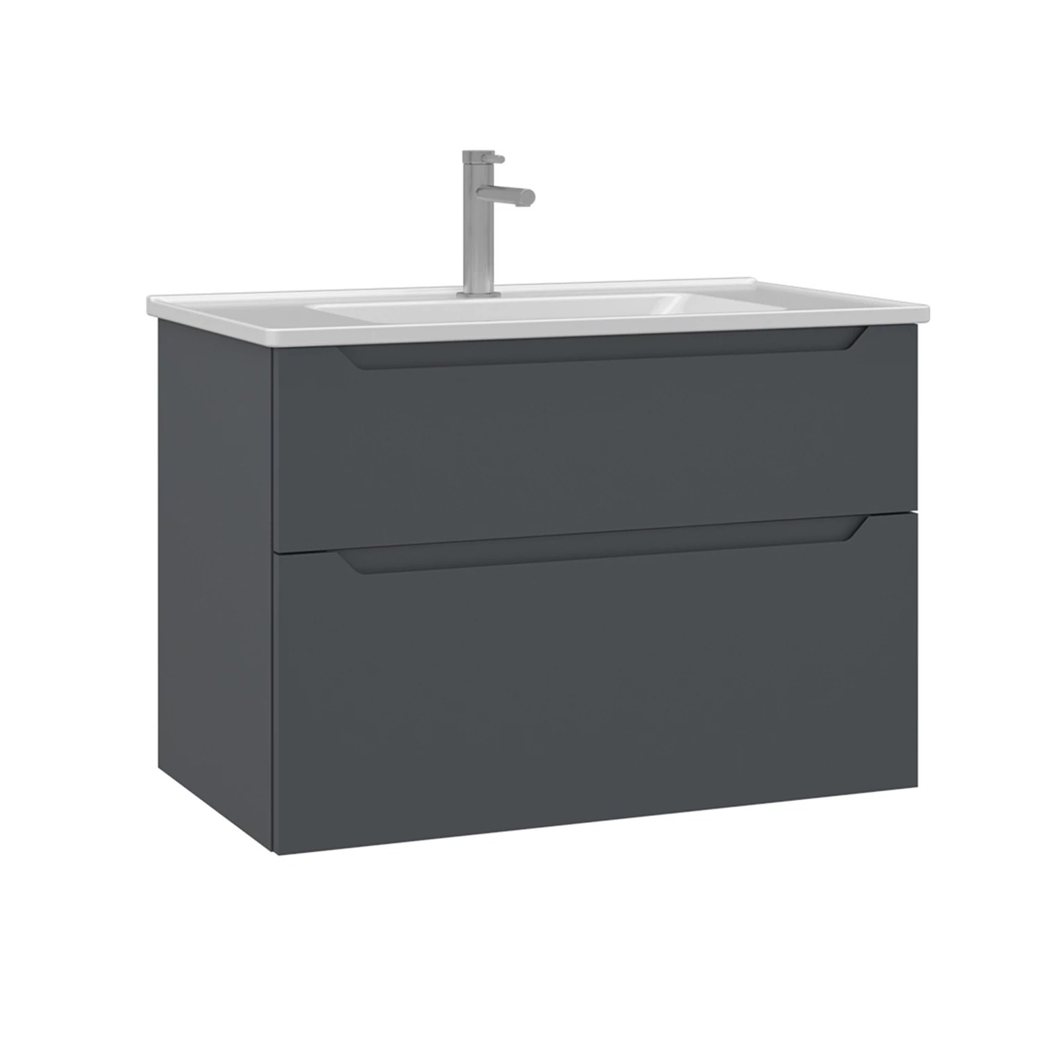 Lavoar cu dulap ORKA Messina 80 Anthracite