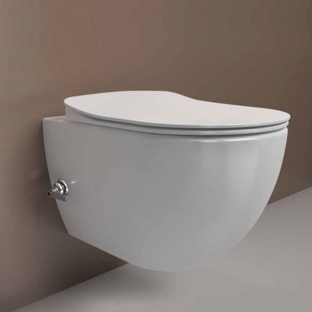 Vas WC susp. Creavit Free cu robinet bide FE322-34CB00E / KC4080.01