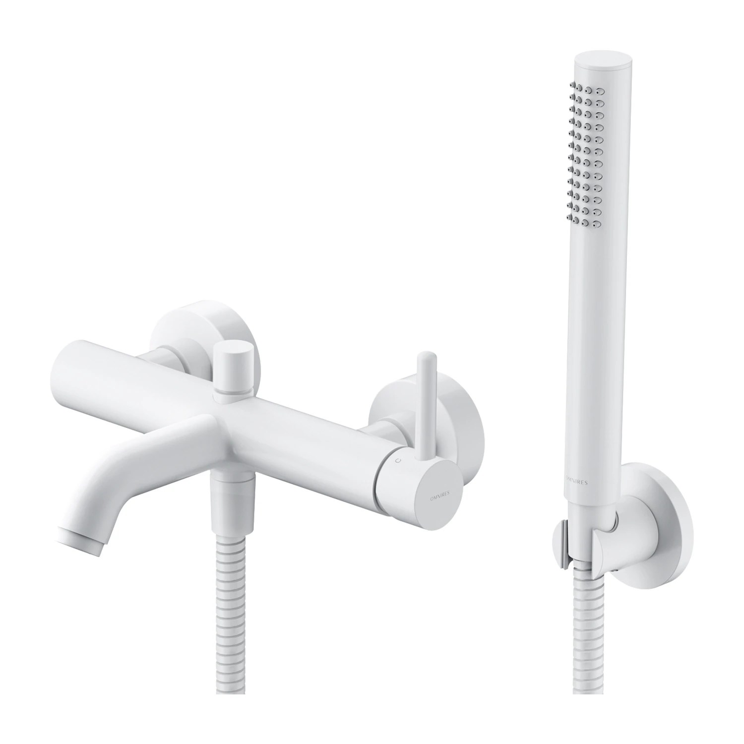 Baterie cada Omnires Y White Y1231WM cu set de duș