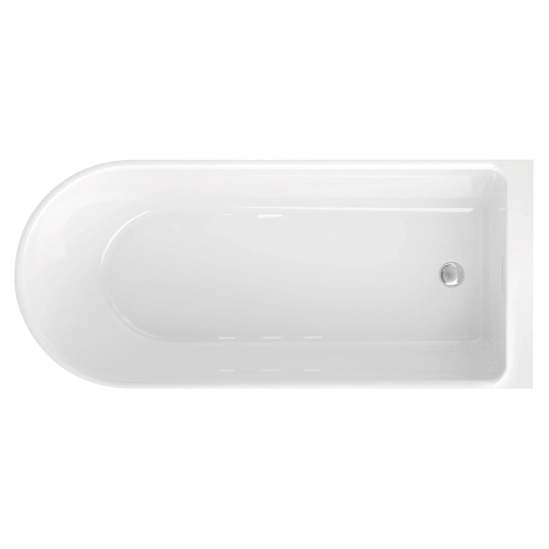 Cada baie acryl Polimat Murena 170x75 + sifon freestanding