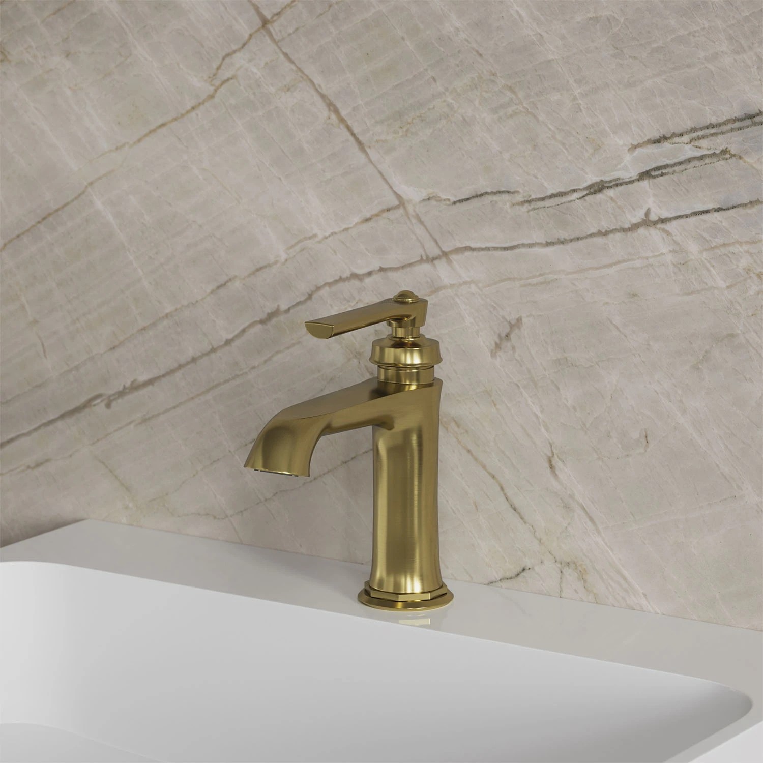Baterie lavoar Omnires Armance Brushed Brass AM5210BSB