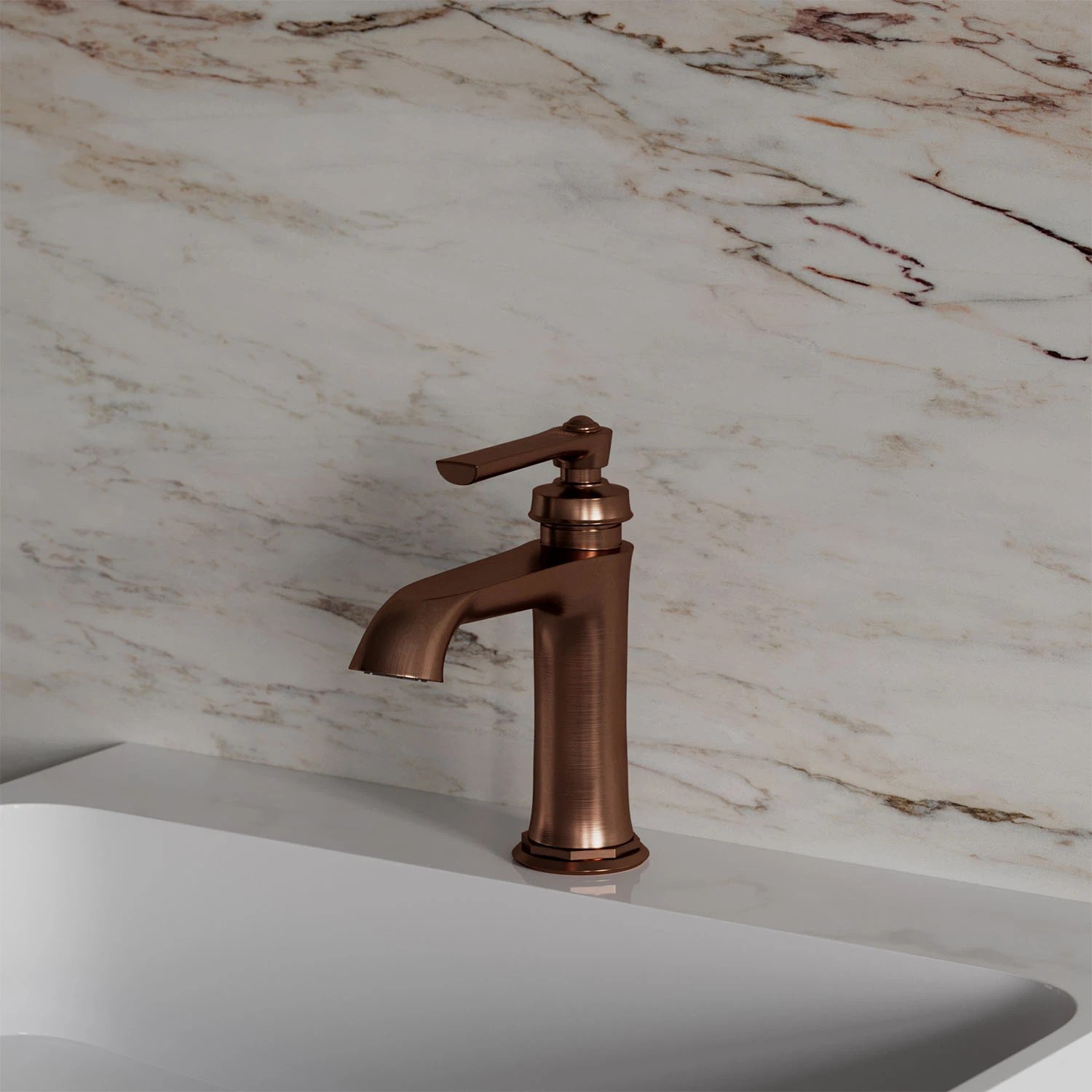 Baterie lavoar Omnires Armance Brushed Copper AM5210ORB