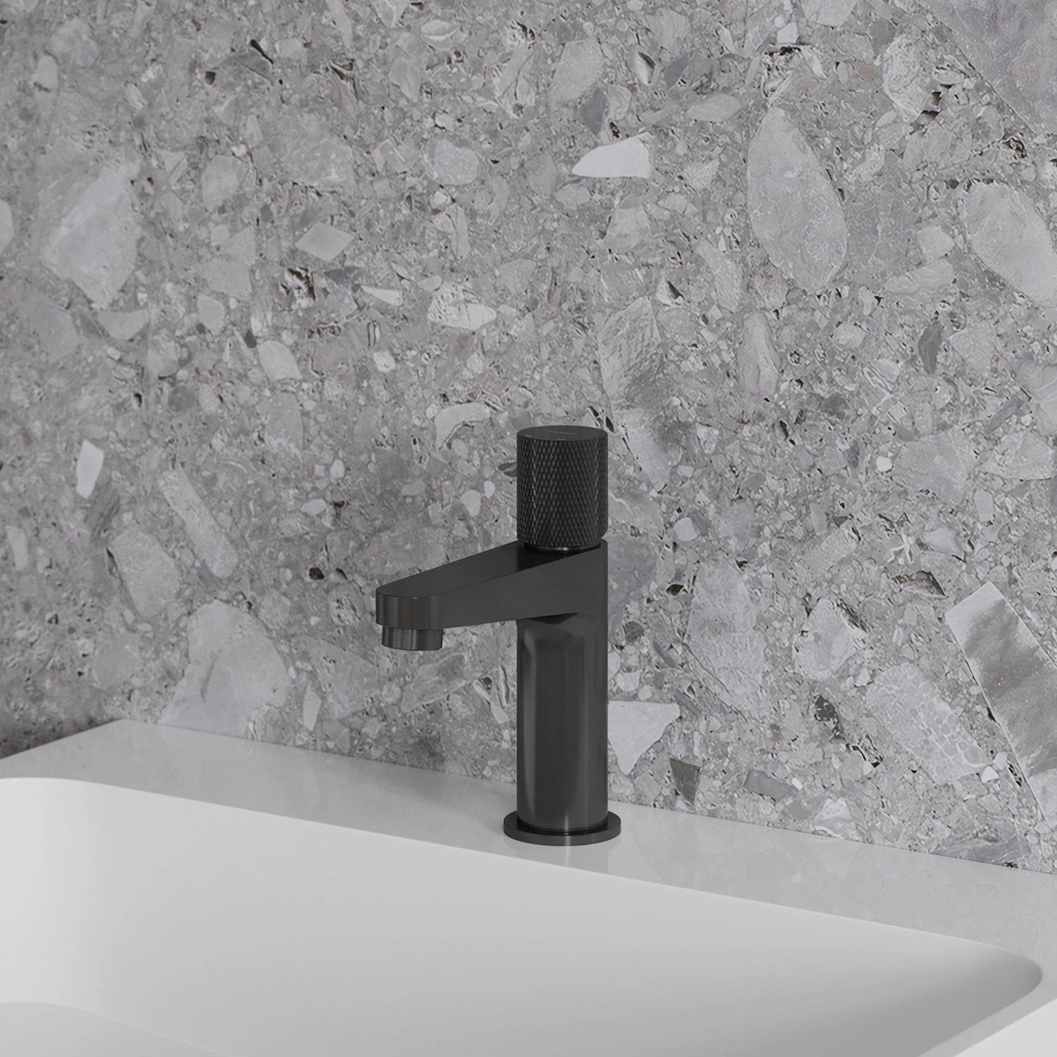 Baterie lavoar Omnires Contour Brushed Anthracite CT8010AT