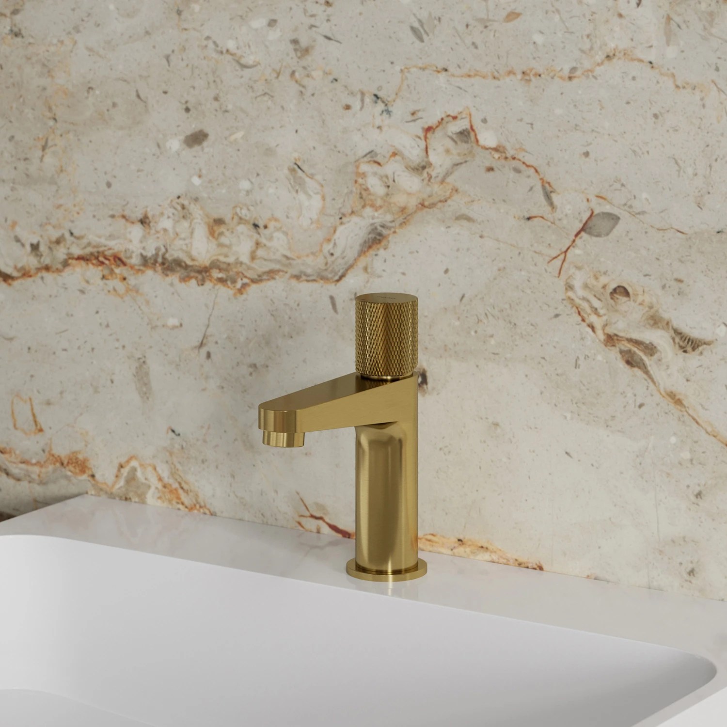 Baterie lavoar Omnires Contour Brushed Gold CT8010GLB