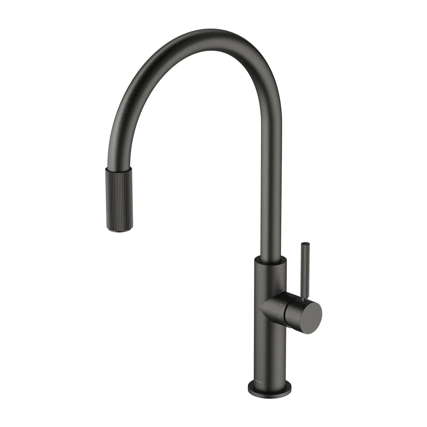 Baterie chiuvetă cu conectare la filtru OMNIRES Switch Brushed Graphite SW9057-FD1GR