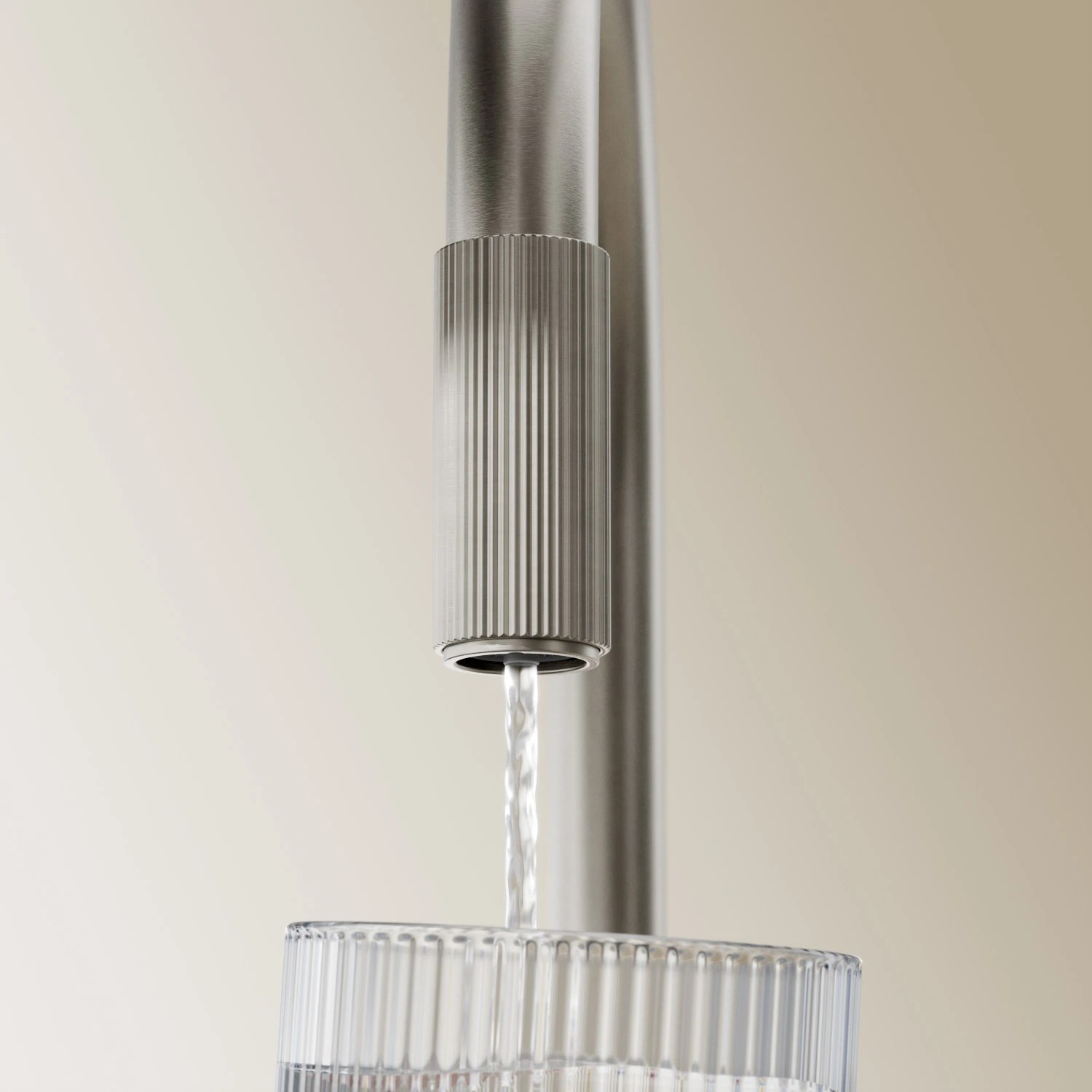 Baterie chiuvetă cu conectare la filtru OMNIRES Switch Brushed Nickel SW9057-FD1NI