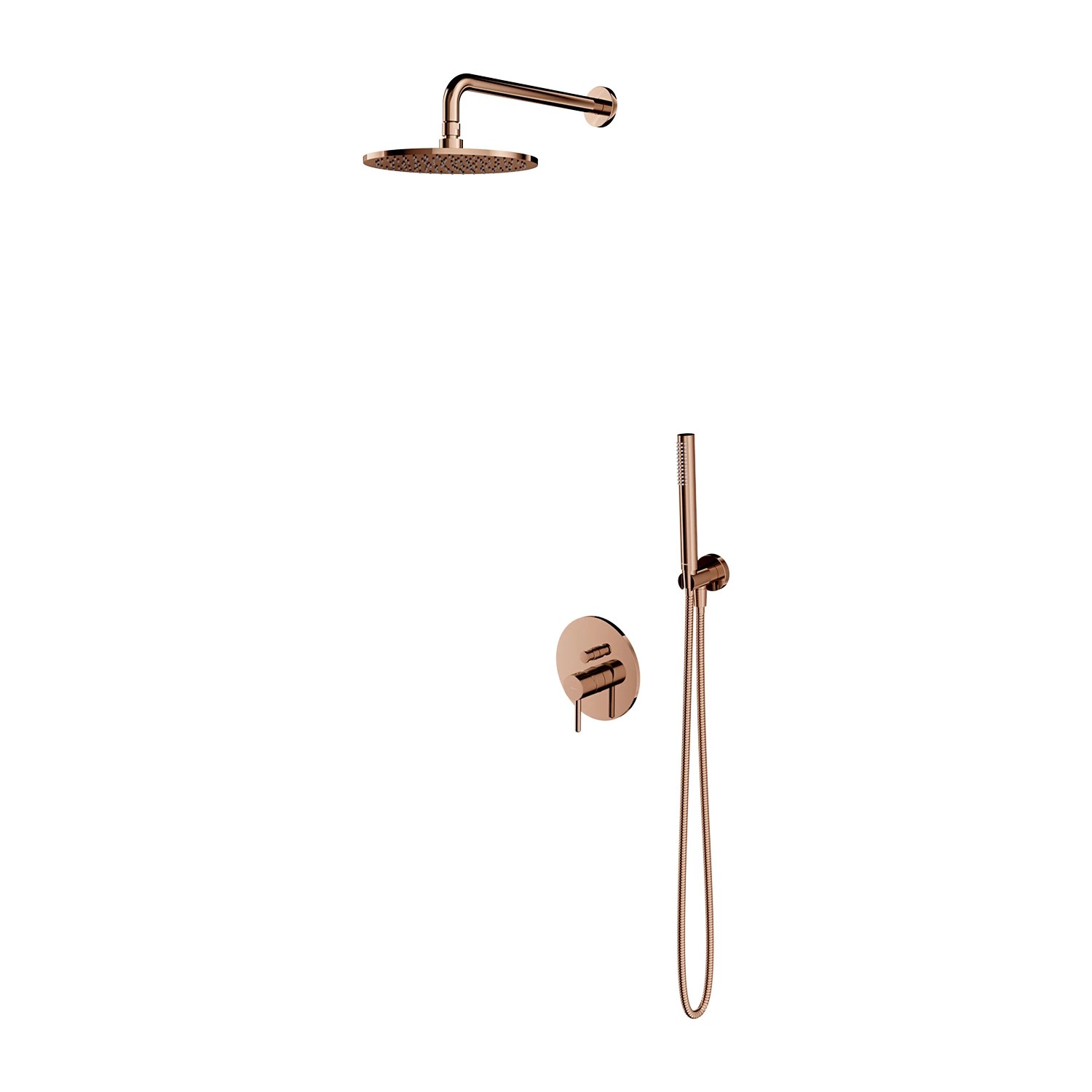 Set de duș îngropat Omnires Y Polished Copper SYSY35CP