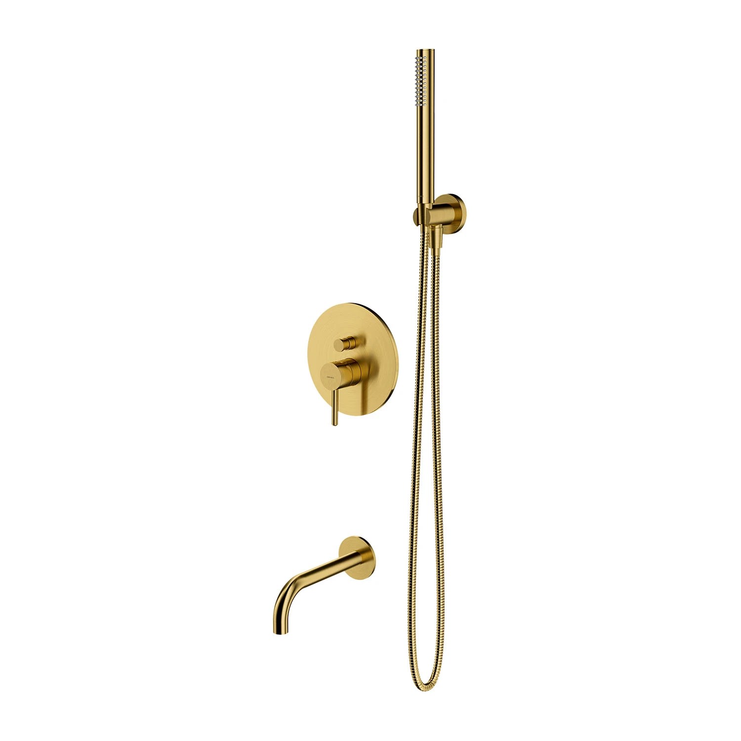 Set dus/cada ingropat 2 cai OMNIRES Y Brushed Gold SYSYW01GLB