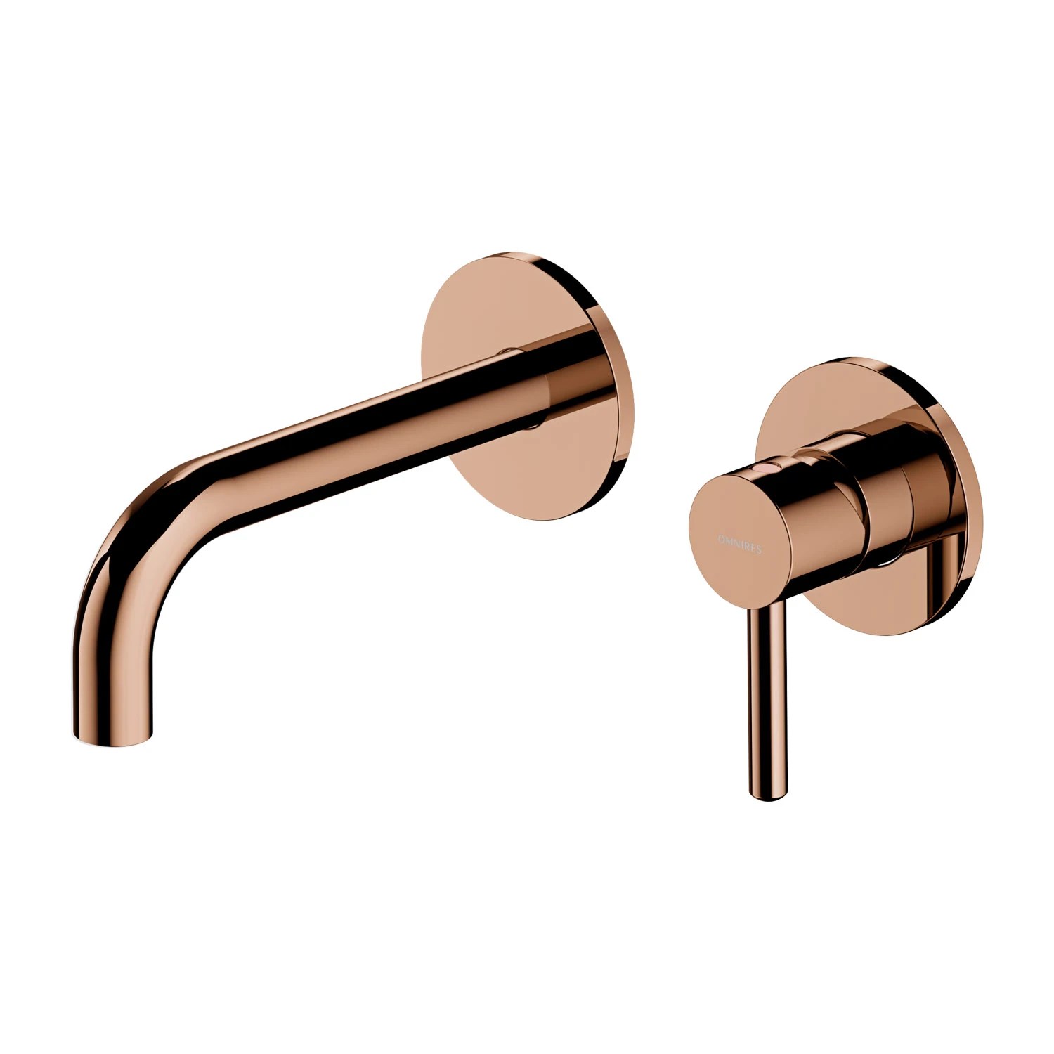 Смеситель встраиваемый для раковины Omnires Y Polished Copper Y1215HCP (16-18cm)