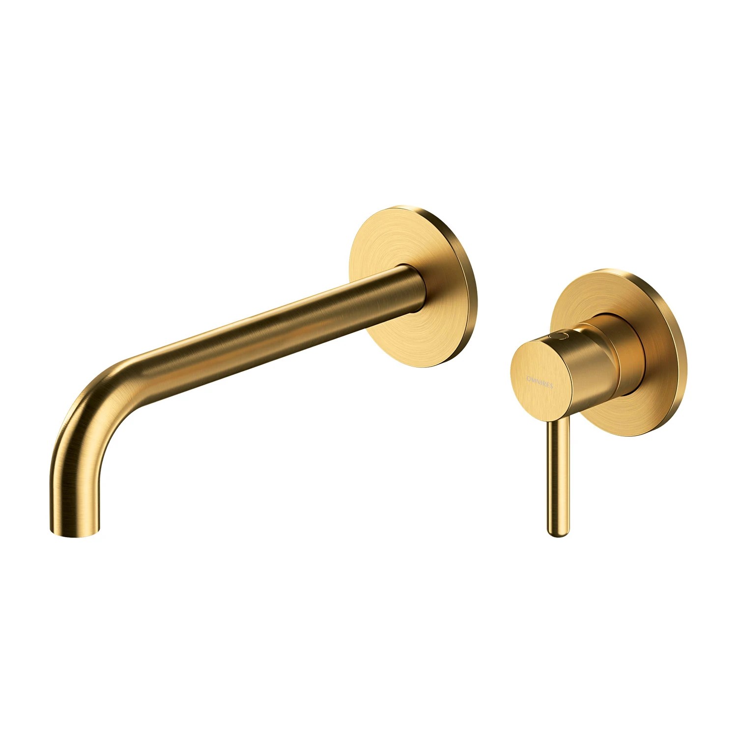 Смеситель встраиваемый для раковины Omnires Y Brushed Gold Y1215HLGLB (19-21cm)