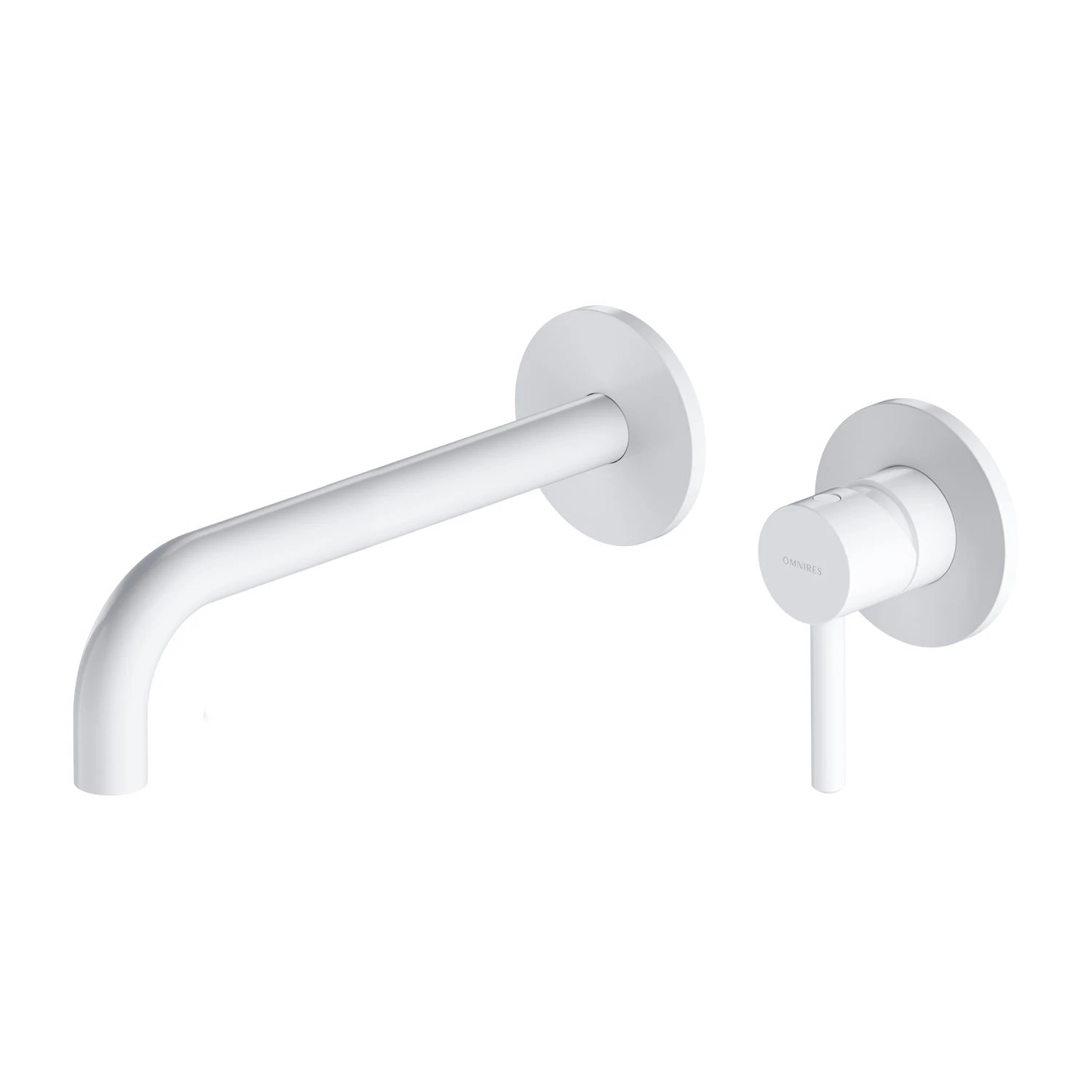Смеситель встраиваемый для раковины Omnires Y Matt White Y1215HLWM (19-21cm)
