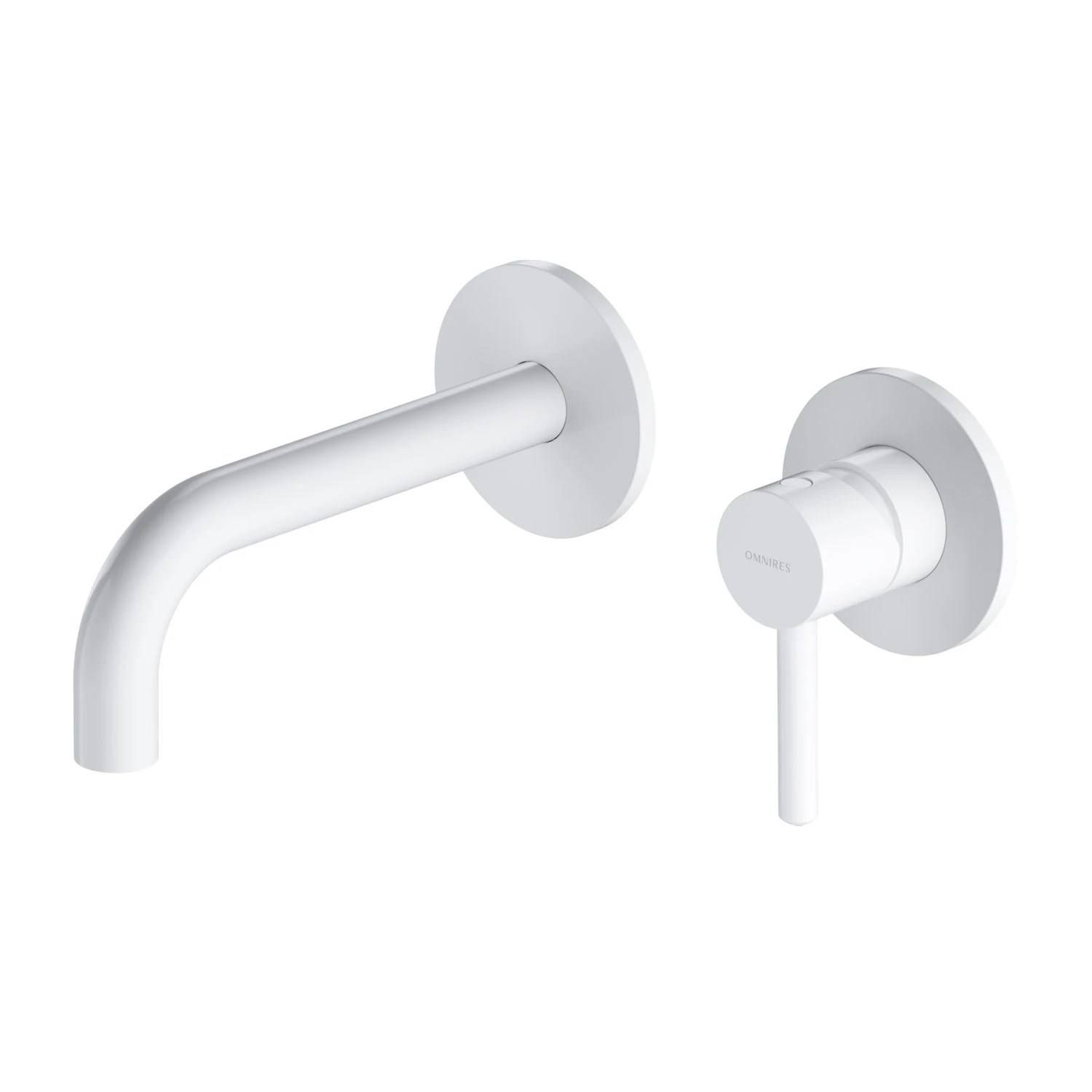 Baterie încastrată lavoar Omnires Y Matt White Y1215HWM (16-18cm)