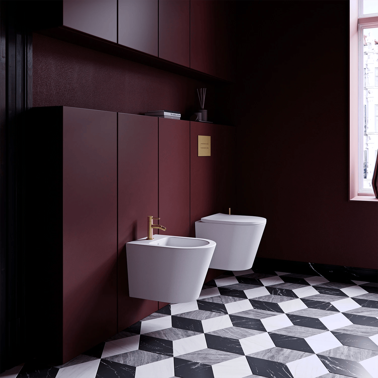 Baterie OMNIRES Y (Bideu) Brushed Gold Y1220GLB