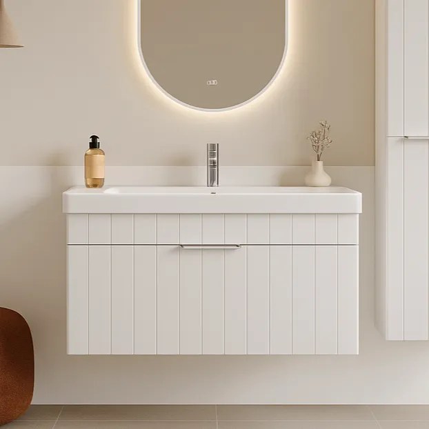 Lavoar cu dulap ORKA Procida 80 White
