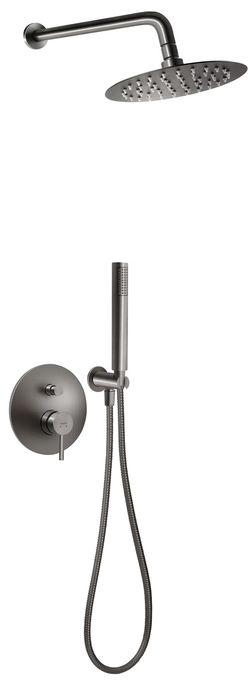 Sistem dus 6 in 1 FERRO CIRICULUS gun metal BCK7PGM-SET1-S