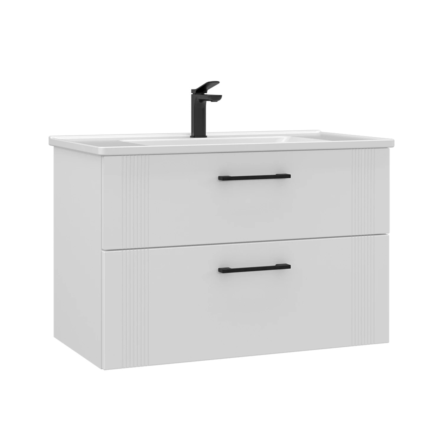 Lavoar cu dulap ORKA Bari 85 White
