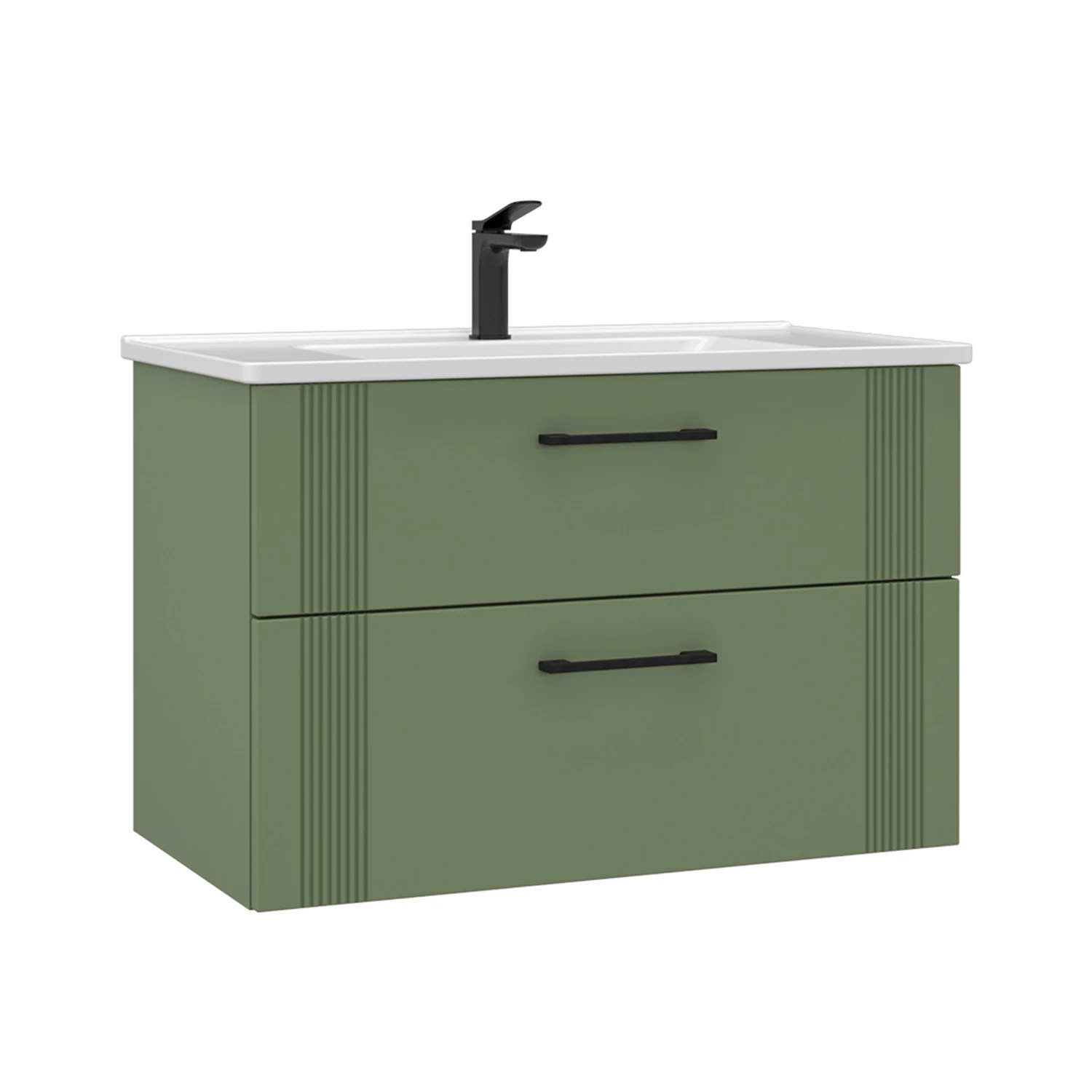 Lavoar cu dulap ORKA Bari 85 Green