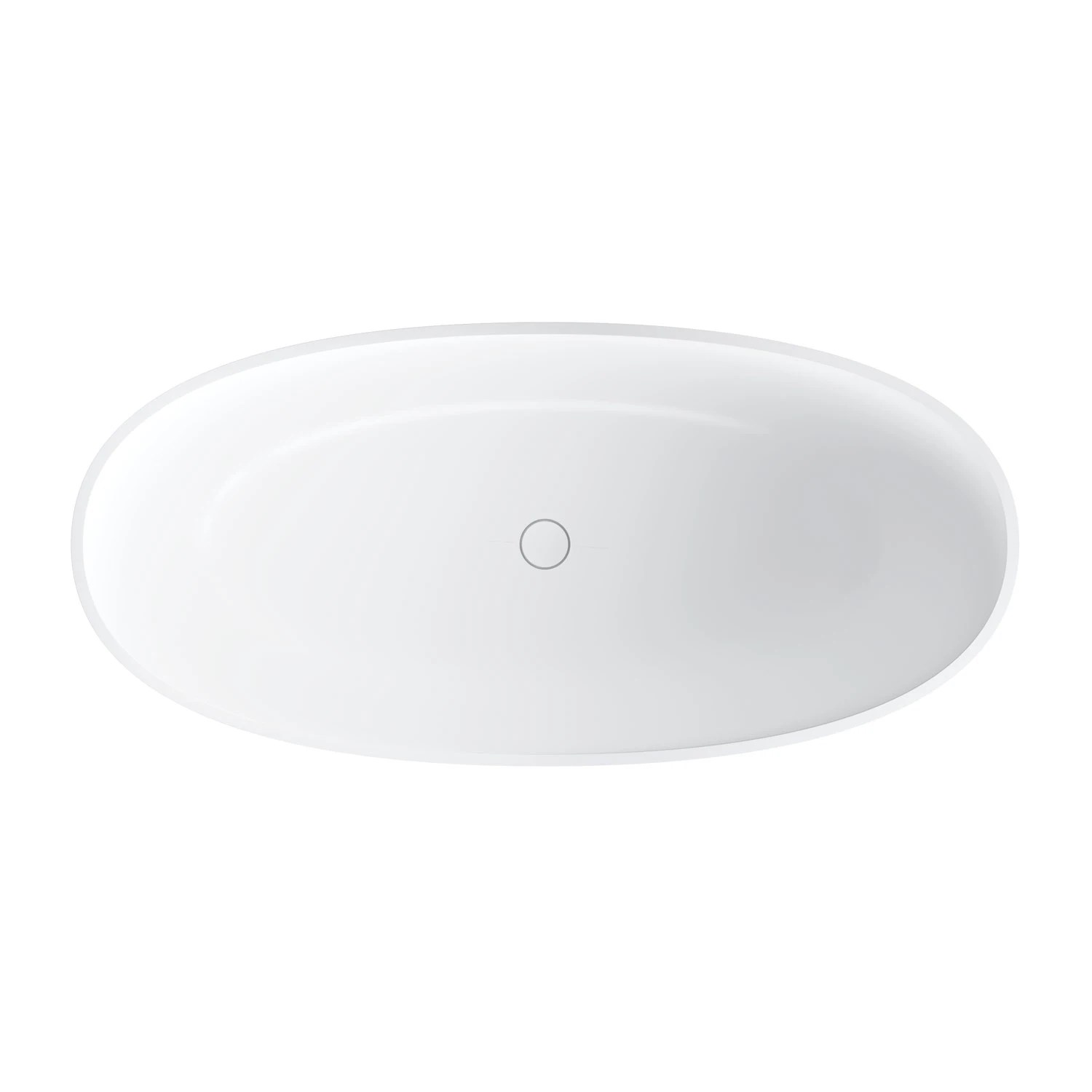 Cada baie freestanding OMNIRES SHELL M+ 160x75cm White Mat (SHELLWWBM)