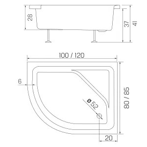NT Panou O-0149 Maxima 120x85x37 cm