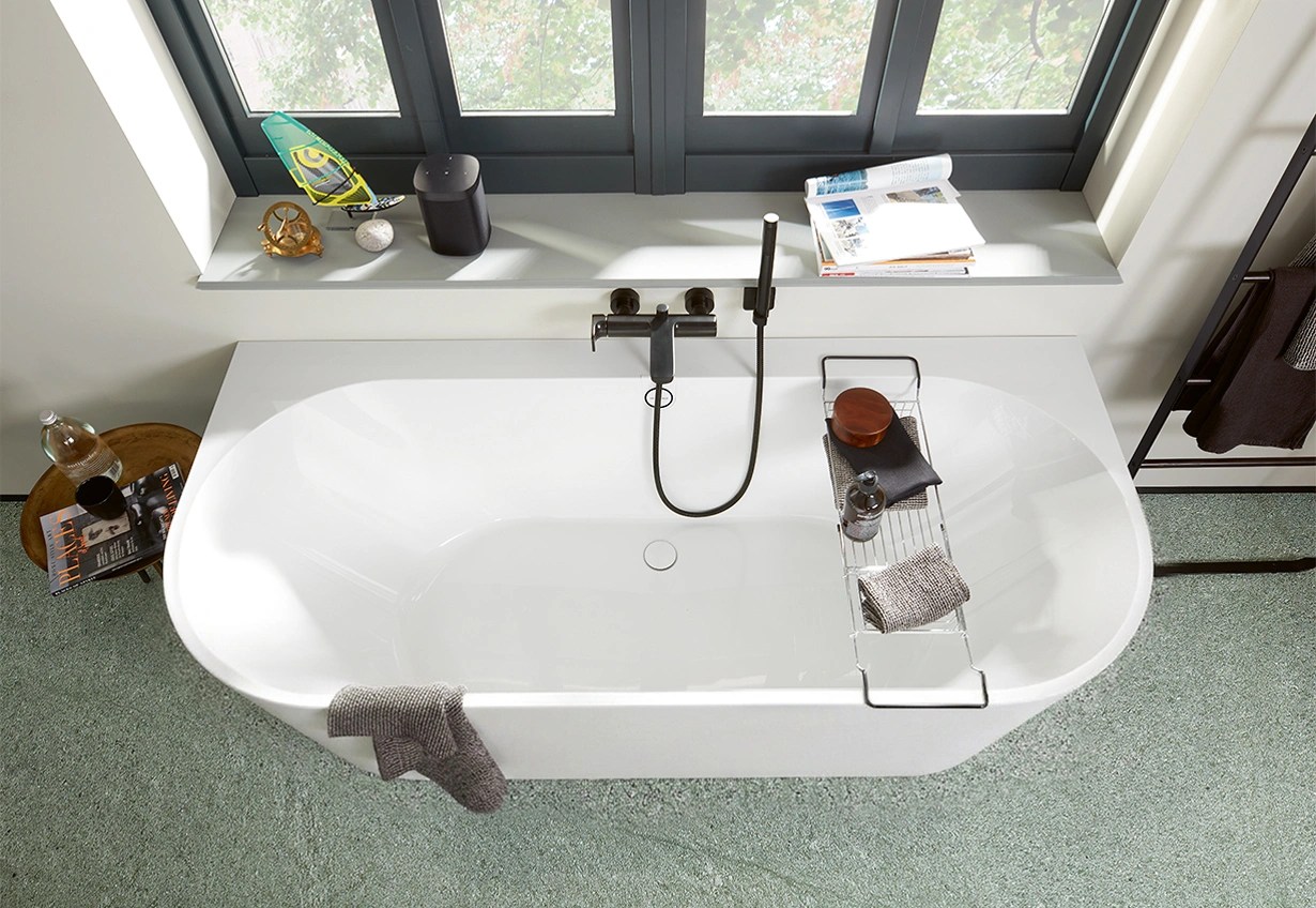 Cada baie Back to Wall Villeroy & Boch Oberon 2.0 Sp 1800x800 Quaryl