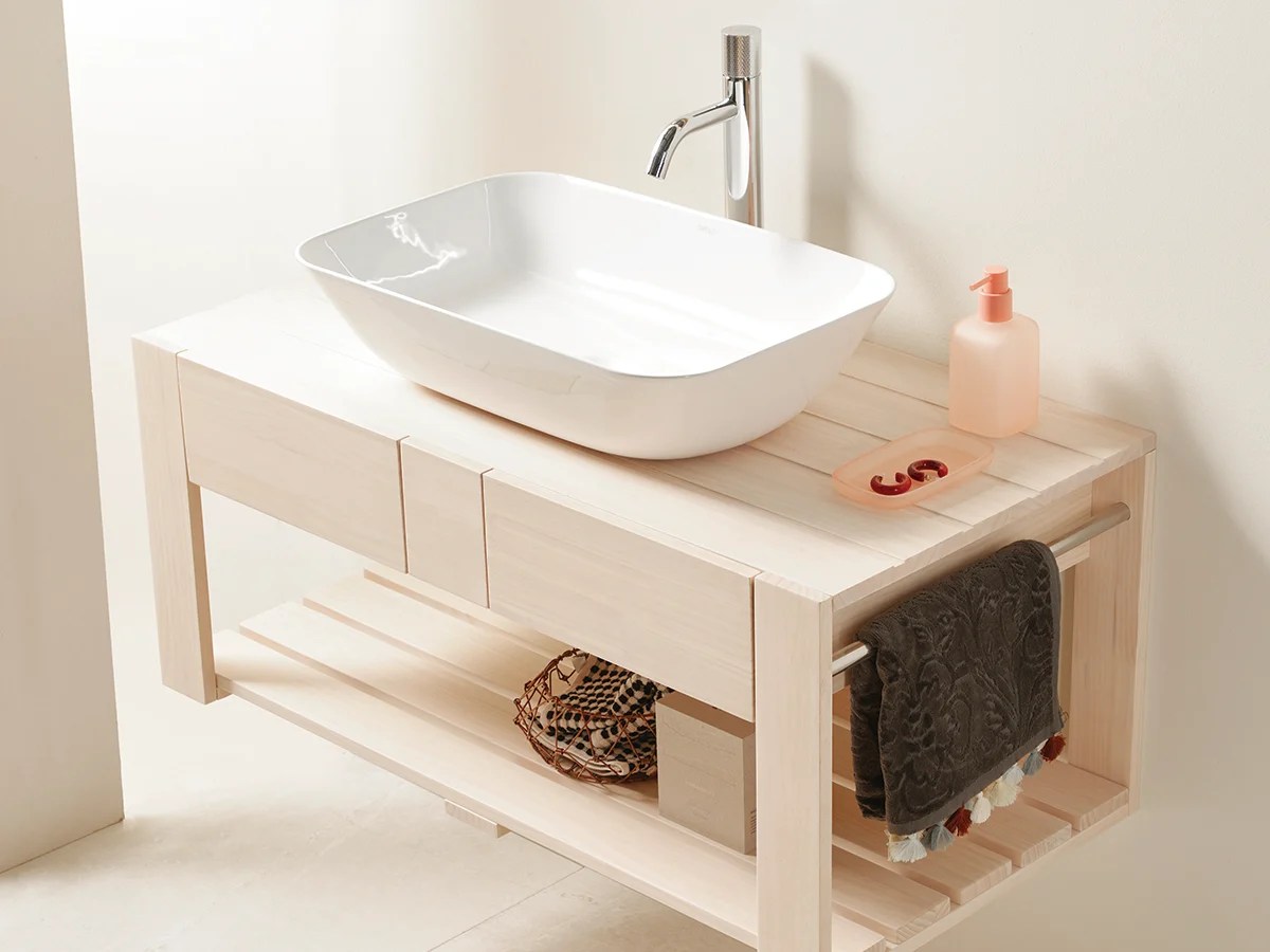 Lavoar pe blat BATHCO Davos Rectangular 580×380 4237